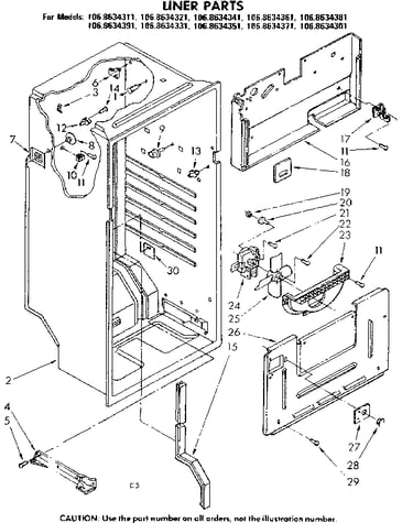 Liner parts
