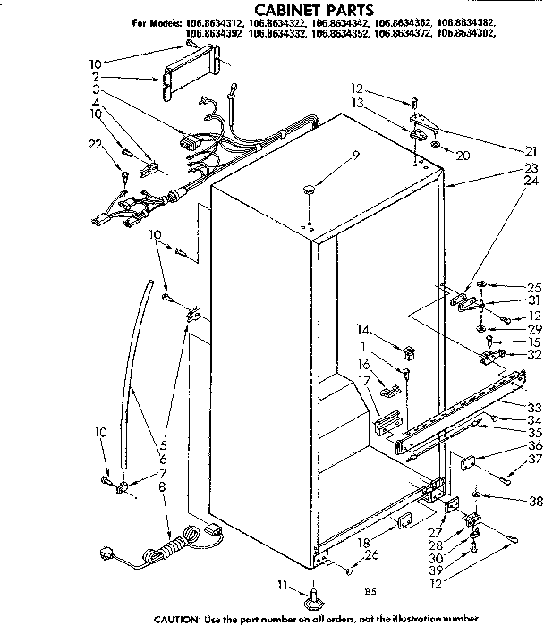 CABINET PARTS