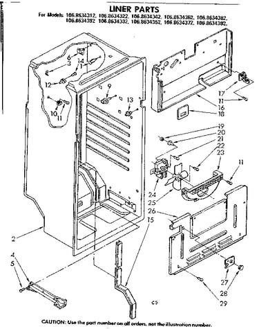 Liner parts