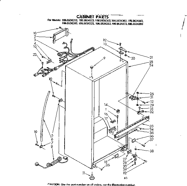 CABINET PARTS