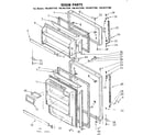 Kenmore 1068637340 cabinet parts diagram