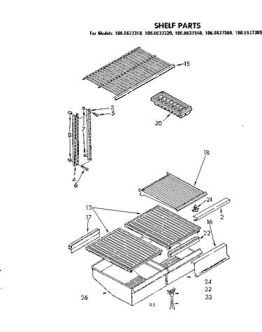 Shelf parts