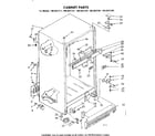 Kenmore 1068637381 cabinet parts diagram
