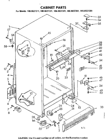 Cabinet parts