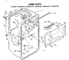 Kenmore 1068637381 liner parts diagram