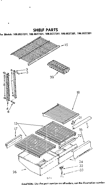 SHELF PARTS