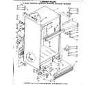 Kenmore 1068638340 cabinet parts diagram