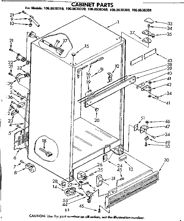 Cabinet parts
