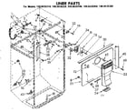 Kenmore 1068638380 liner parts diagram