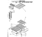 Kenmore 1068638340 shelf parts diagram
