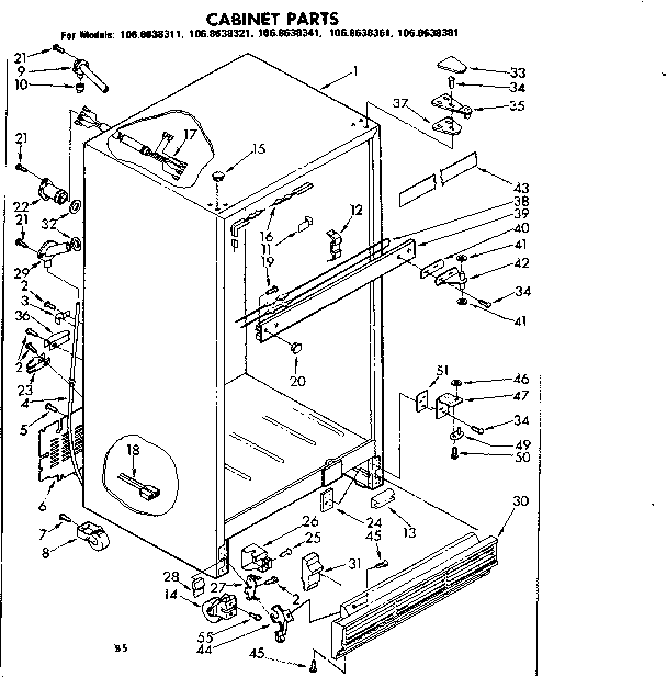 Cabinet parts