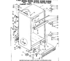 Kenmore 1068638510 cabinet parts diagram