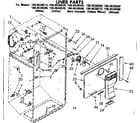 Kenmore 1068638510 liner parts diagram