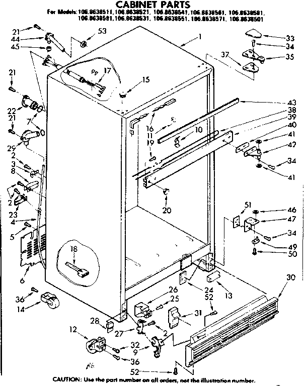 Cabinet parts
