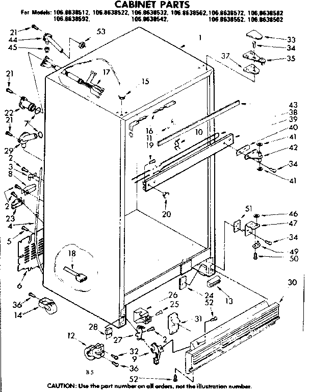 CABINET PARTS