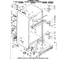 Kenmore 1068638582 cabinet parts diagram