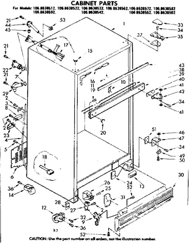 Cabinet parts
