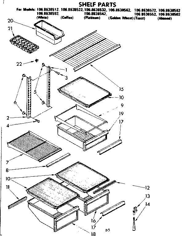 SHELF PARTS