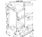 Kenmore 1068638680 cabinet parts diagram