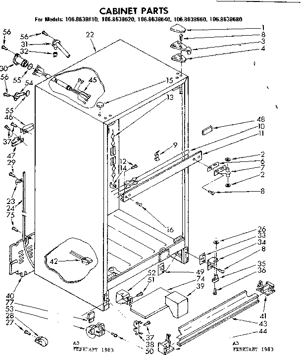 Cabinet parts