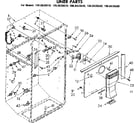 Kenmore 1068638610 liner parts diagram