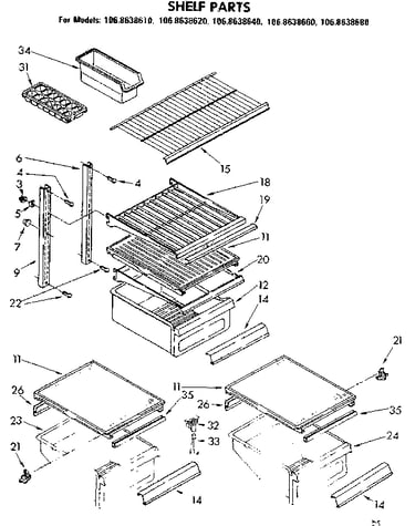 Shelf parts