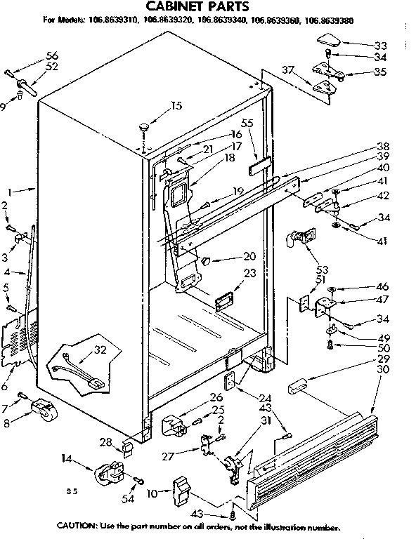 Cabinet parts