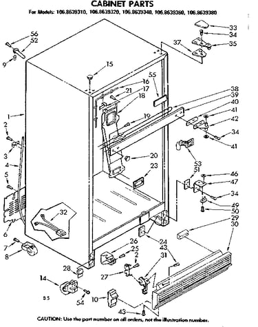 Cabinet parts