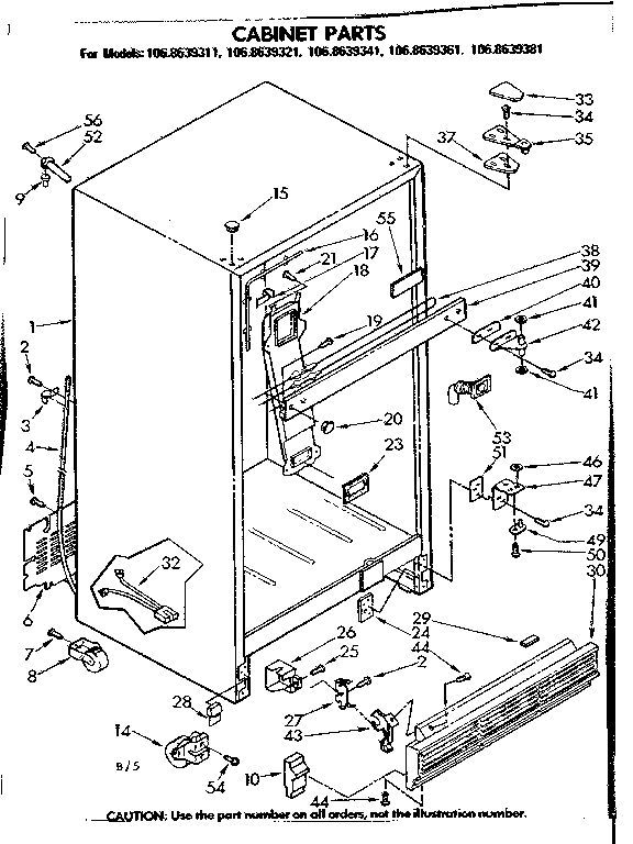 Cabinet parts