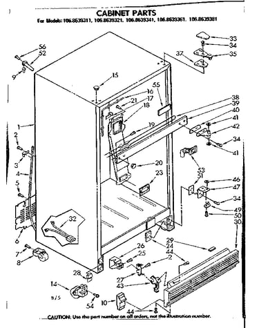 Cabinet parts