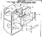 Kenmore 1068639361 liner parts diagram