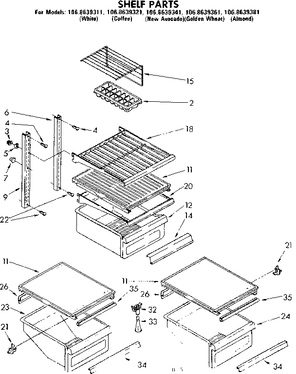 SHELF PARTS