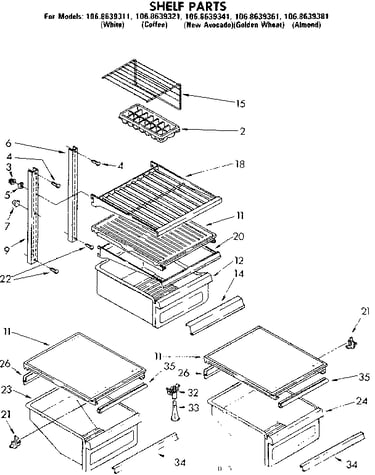 Shelf parts