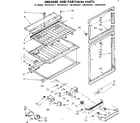 Kenmore 1068639321 breaker and partition parts diagram