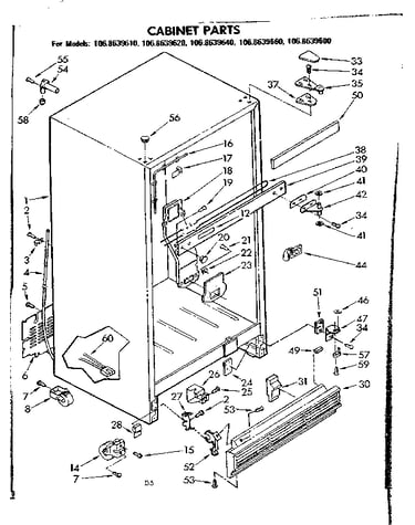 Cabinet parts