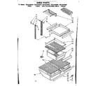 Kenmore 1068639640 shelf parts diagram