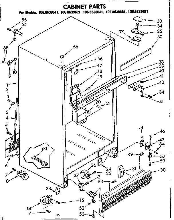 CABINET PARTS