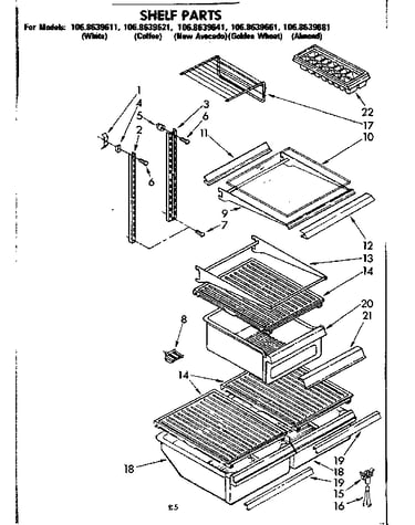 Shelf parts