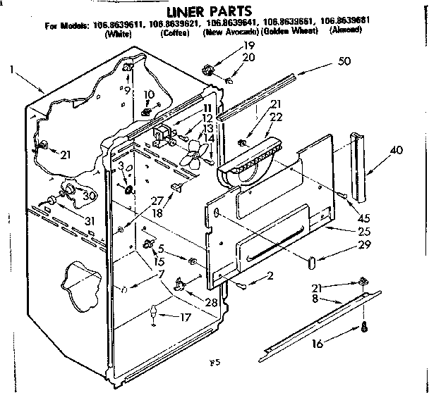 Liner parts