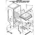 Kenmore 1068642160 liner parts diagram