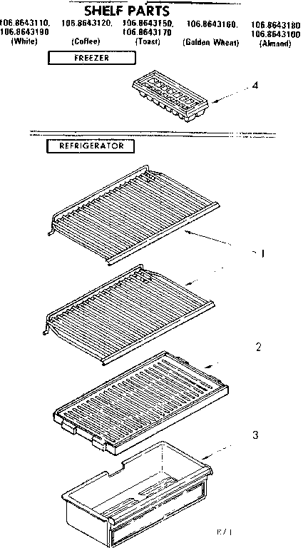 SHELF PARTS