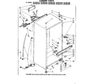 Kenmore 1068644390 cabinet parts diagram