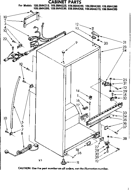 Cabinet parts