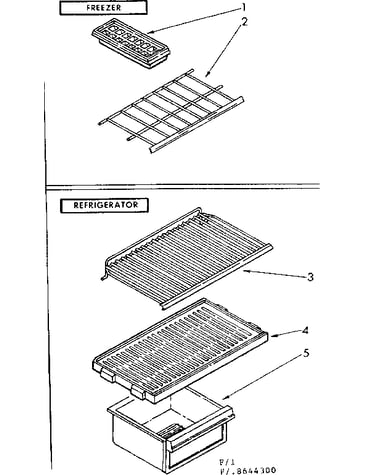 Shelf parts