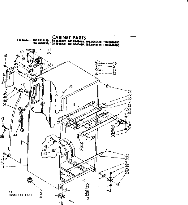 Cabinet parts