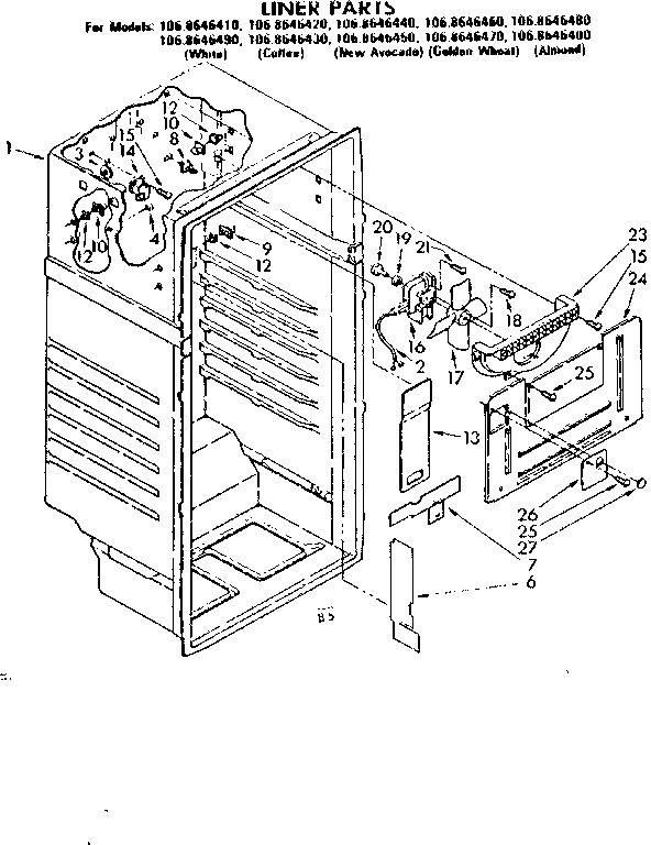 Liner parts