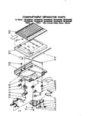 Compartment separator parts