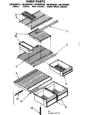 Shelf parts