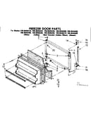 Freezer door parts