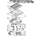 Kenmore 1068648352 compartment separator & control parts diagram